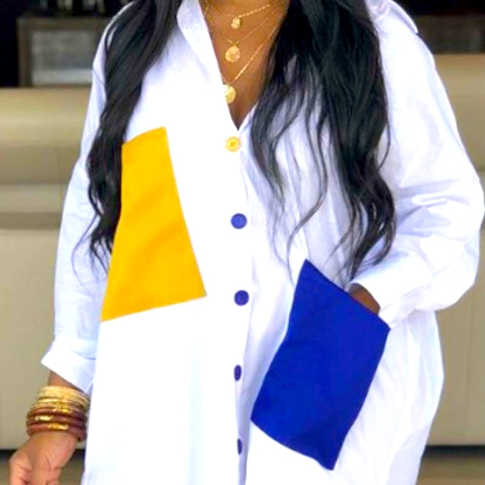 Baddie From the Block Color Block Dress